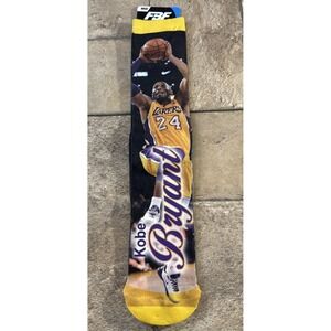 FBF Originals Kobe Bryant Los Angeles Lakers Socks No 24 Size Medium NWT